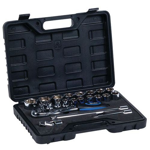 22-piece 1/2 tool set - Manutan Expert