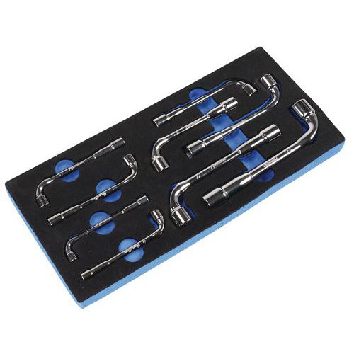 1/3 module with 9 socket wrenches - Manutan Expert