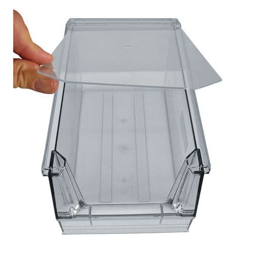 Styrene picking bin lid