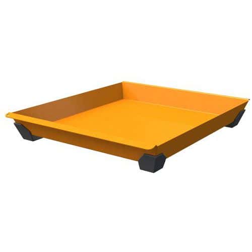 Steel laboratory spill tray - 5 l - Manutan