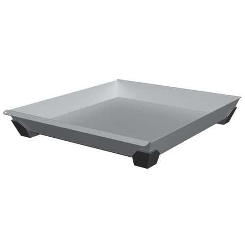 Stainless steel laboratory spill tray - 8 l - Manutan