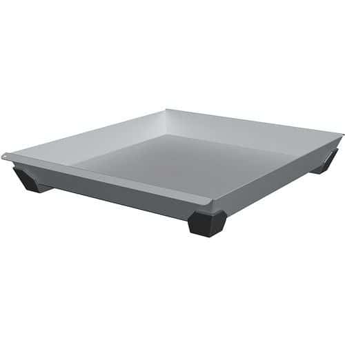 Stainless steel laboratory spill tray - 10 l - Manutan