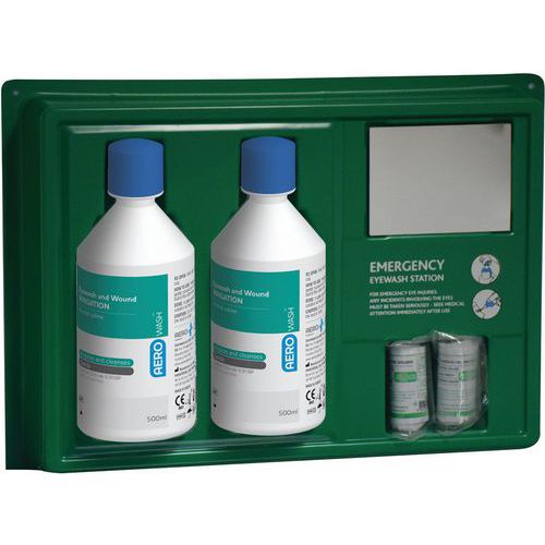 Eyewash Moulded Station/Kit - AeroWash Surefill