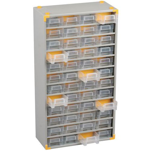 Multi-Drawer Metal Compact Cabinet - Pack of 2