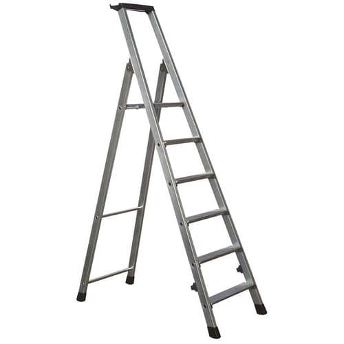 Aluminium Platform Step Ladders - 3 To 10 Steps