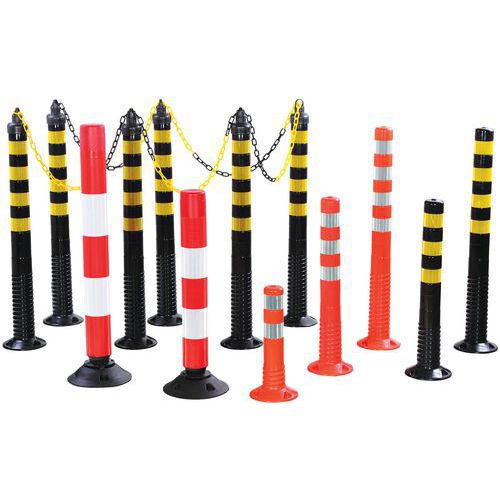 Flexible boundary post - Set of 6 - Crash Stop