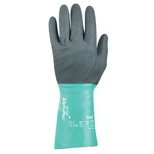 AlphaTec® 58-128 ergonomic nitrile gloves - Pack of 144 - Ansell