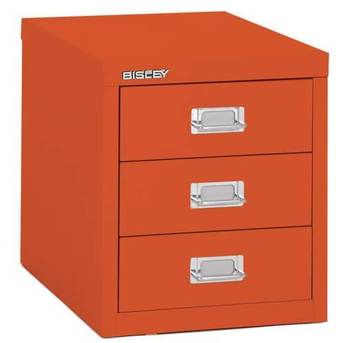 Bisley Metal Office Filing Cabinet - 3 Drawers - Various Colours