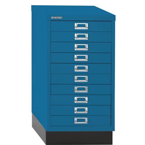 Bisley Metal Office Filing Cabinet - Ten A3 Drawers - Various Colours