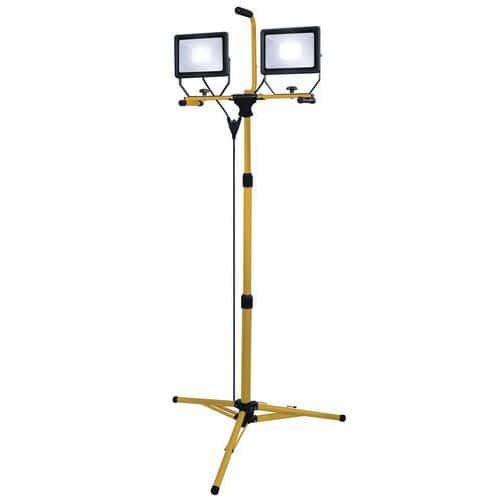 Work light on tripod - LED- 2 x 50 W - 8000 lm - Stak