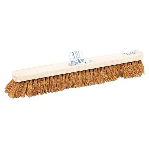 Natural Fibre Stiff Bristle Broom Head - Manutan Expert