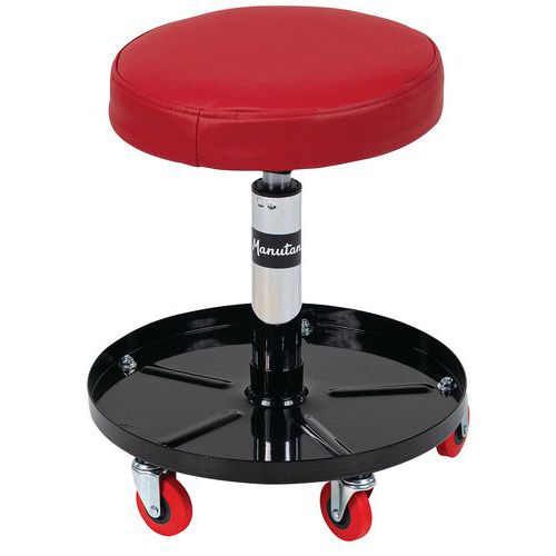 Assembly Lab Stool - PVC Seat - Tool Storage - Manutan Expert