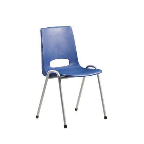 Stackable Plastic Chairs - Blue