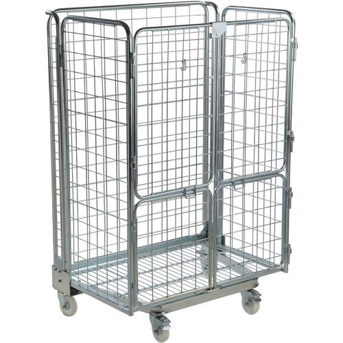 Jumbo 'A' Frame Roll Pallet With Four Mesh Sides