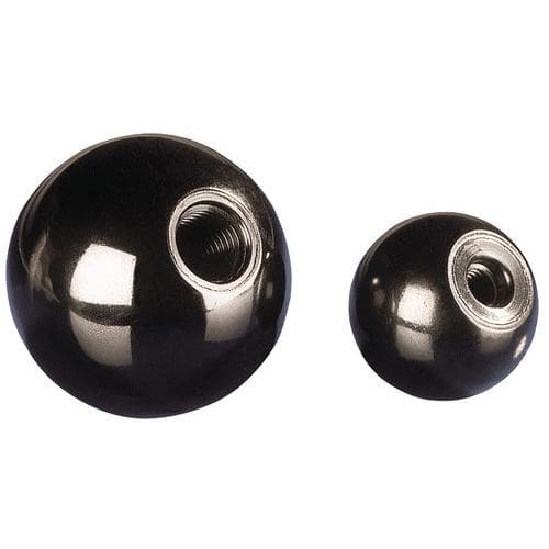 Ball knob - For threaded insert