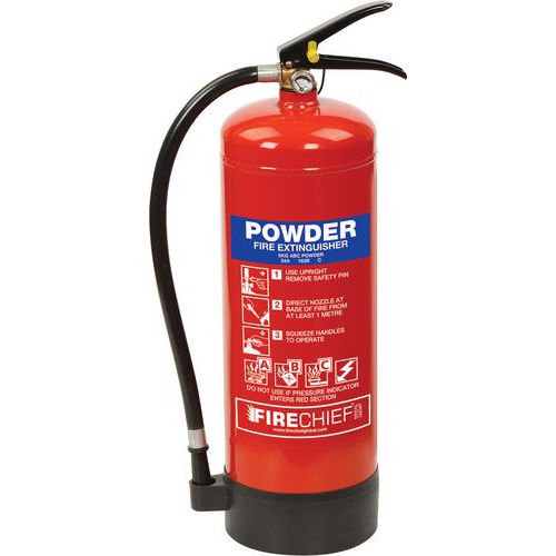 Fire Extinguisher - Powder - 6-9L - Firechief CTX - Safety Equipment