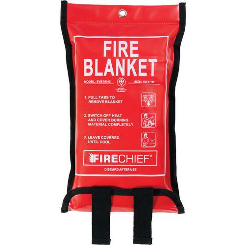 Fire Smothering Safety Blanket - Soft Case - 1100x1100mm - Emergency