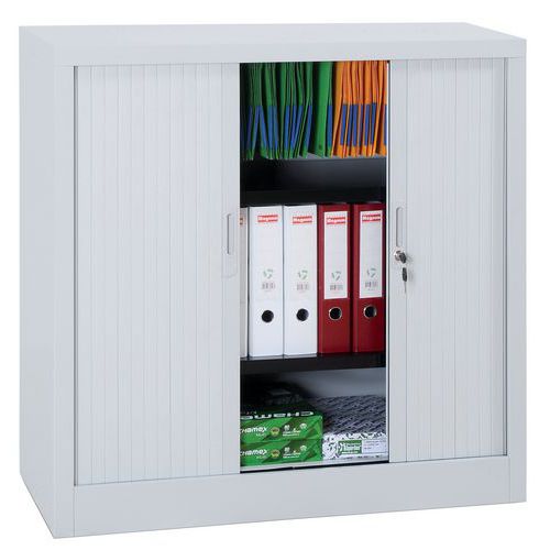 Low tambour cabinet kit - Width 100 cm - Manutan Expert