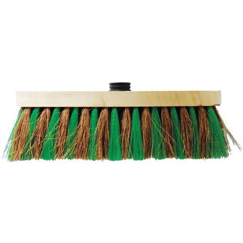 Striped broom head with coconut bristles - Mondelin