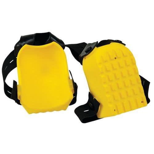 Reinforced yellow polyurethane knee pads - Mondelin