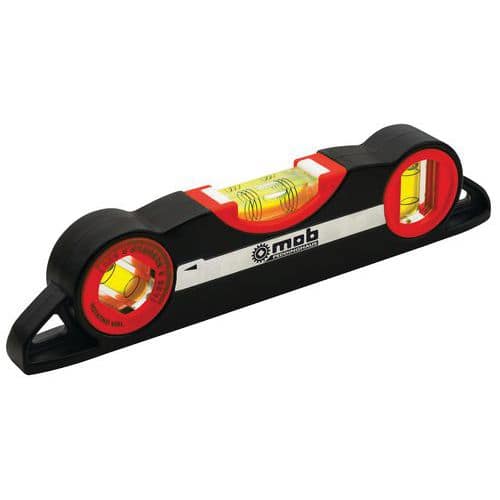 Nivoliner short magnetic spirit level with rotating vial - Mob