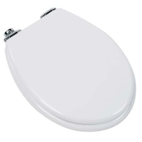 White MDF toilet seat