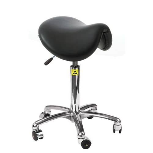 ESD Industrial Saddle Stool