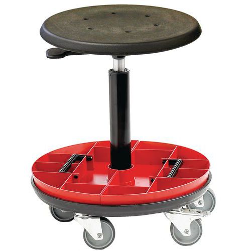 Industrial Workshop Tray Stool