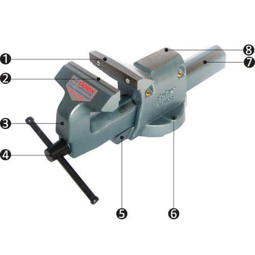 Workbench parallel vice - Fixed Base