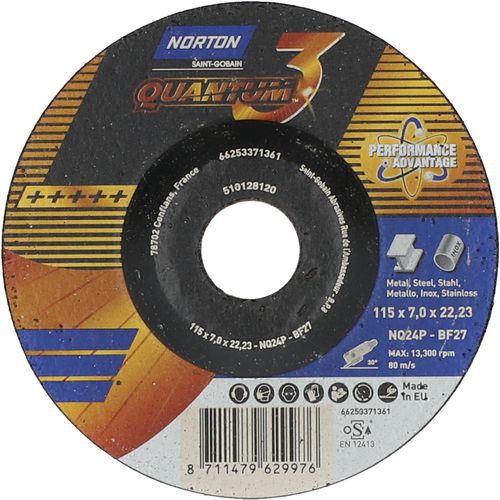 Quantum 3 Metal grinding disc - Norton