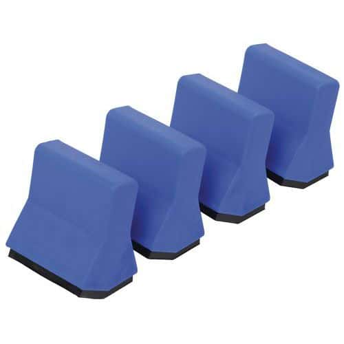 Set of four foot pads for combination ladder - Manutan Expert