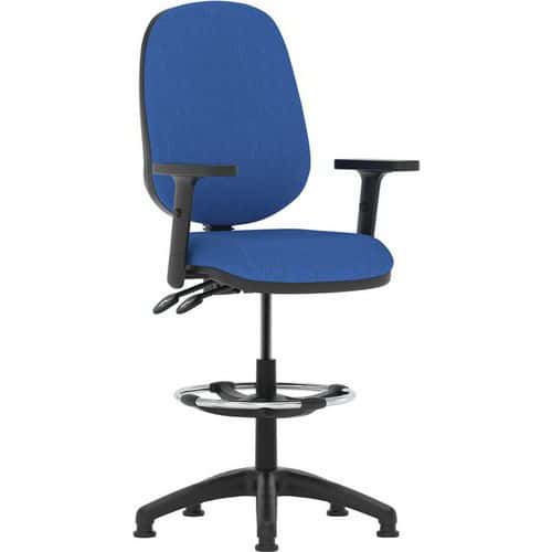 Operator Office Chair - Ergonomic - Fabric Seat & Back - Eclipse Plus