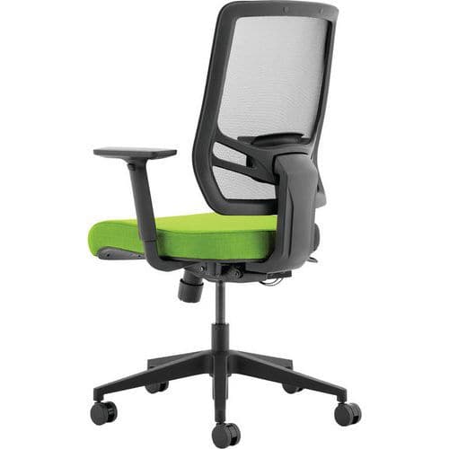 Ergonomic Operator Office Chair - Mesh/Fabric - Dynamic Ergo