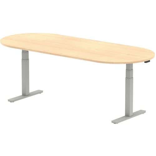 Height Adjustable Office Table/Meeting Desk - 180-240cm High - Impulse