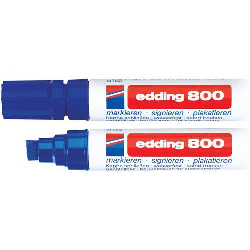 Edding 800 permanent marker - Bevelled tip