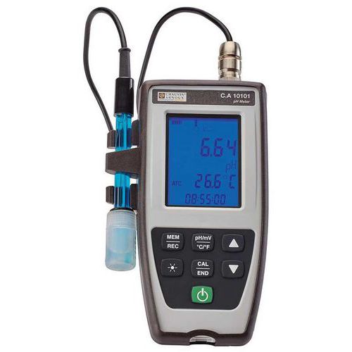 Waterproof portable pH meter - CA 10101 - Chauvin Arnoux