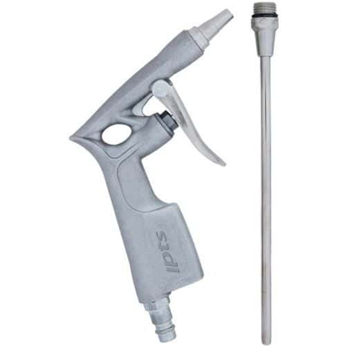 Aluminium blow gun long + short shaft