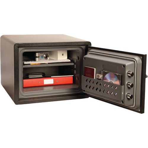 Water And Fire Resistant Safe - Digital Lock - Media Storage - Phoenix