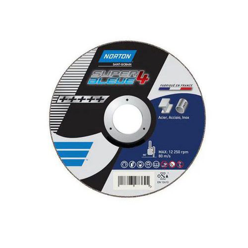 Norton Super Bleue 4 Metal flat grinding disc