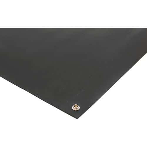 Black Conductive Neoprene Bench or Floor Mat