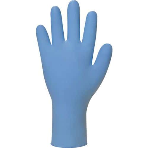 Blue Nitrile Disposable Chemical Gloves - Powder-Free - Polyco