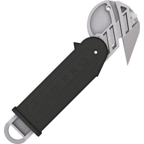 Black GR8 Primo Handle Utility Knife - Sheffield Stainless Steel - COBA