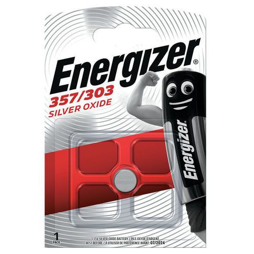 357-303 silver oxide coin battery - Energizer