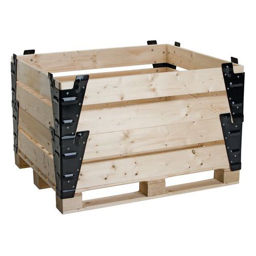 ISPM15 wooden pallet collar - Fixed