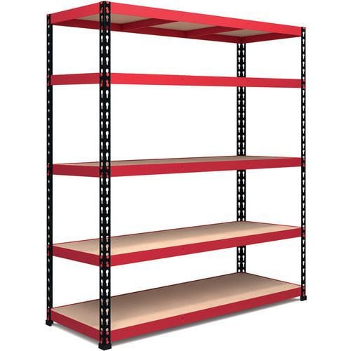 RB Boss 150kg Garage Shelving - 5 Tier HxWxD 1980x1600x600mm