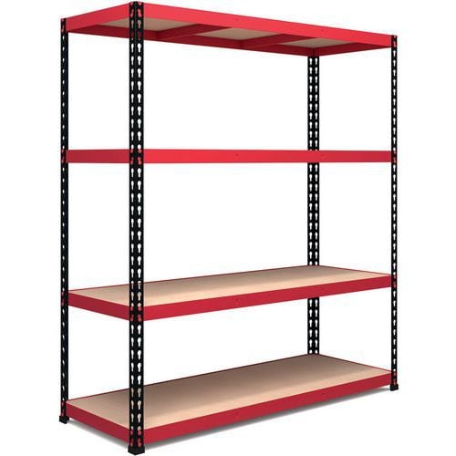 RB Boss 400kg Garage Shelving - 4 Tier HxWxD 1980x1830x610mm