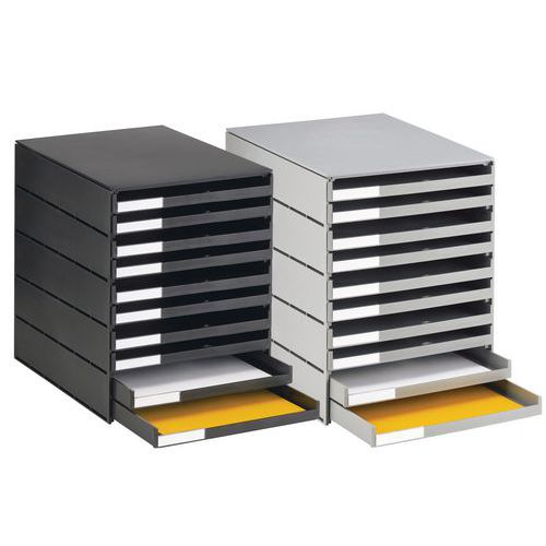 Filing unit - 10 drawers - Styro