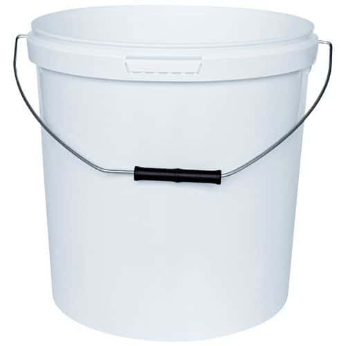 White bucket - 1 to 30 l