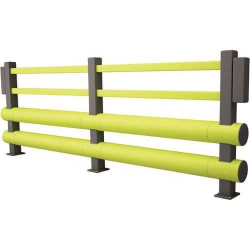 Pedestrian Bumper Barrier - Double Bumper - Road/Pedestrian Safety