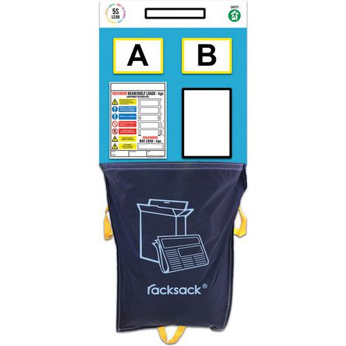 Rack End Racksack Shadow Tool/Notice Board - Double Aisles - Modulean